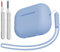 KOKOKA Silikon Hülle Schutzhülle Kompatibel für Airpods Pro 2/1 2023/2022/2019 mit Reinigungsset und Silikonband, Stoßfeste Weiche Schutzhülle Case für Airpods Pro 2nd/1st Generation, Sky Blue