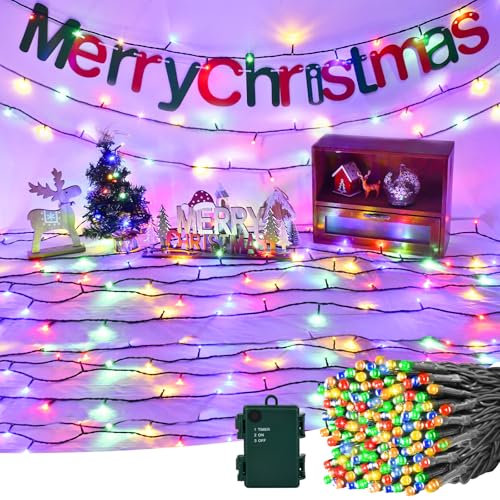 Etopgo Battery Fairy Lights,3M 30LEDS Christmas decoriton Lights with Timer,Waterproof Outdoor LED Fairy Lights for Bedroom,Corridor,Patio,GardenYard Xmas Decor