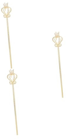 VICASKY Stab Für Königin 3 Aus Strass Funkeln Für Erwachsene Feenprinzessin-engelstäbchen Requisite Feenstab Stern Feenparty Krippe Für Kinder Strasssteine Golden