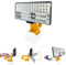 Cordless LED Work Light for Dewalt 18V/20V Battery, 90W 5400ML Flood Lights with Type C & USB Charging Port, 2 Brightness Adjustment Portable Spotlight for Emergency, Camping (No Battery)