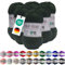 Emilie-Textil Premium Polyacryl-Garn 6X100g 20 Farben OEKO-TEX zertifiziert für Babys/Allergiker, Garn zum häckeln und stricken (6, Dunkel Grün)