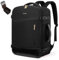 LOVEVOOK Ryanair Handgepäck 40x20x25, 20L Travel Handgepäck Rucksack für Damen und Herren, Erweiterbares Design, Ryanair Rucksack, Reiserucksack Cabin Bag für Eurowings, Wizz Air - Schwarz