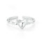 ALEXCRAFT Hammered Herz Ringe Silber 925 Damen mit Zirkonia Verstellbar Schmuck für Frauen Freundin Mama Engagement Promise Ring Schmuck