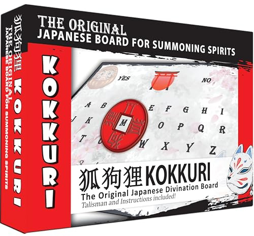 Magma Games KOKKURI - Board Games for Adults, Kids & Family, Japanese Ouija Spirit Board, Japanese Gift Idea for Anime, Manga and Japan Lovers, Party Games from 6+ Years (English Edition)