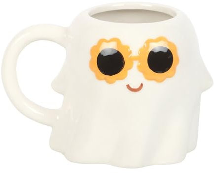 Something Different Phantom Groovy 500 ml Tasse (Einheitsgröße) (Weiß, Gelb, Schwarz)