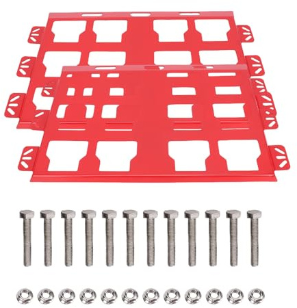 Walfront 2 Set Packout Montageplatte Legierung Stahl 100 Lbs Lagerkapazität Toolbox Wandmontage -Platte für Packout -Werkzeugkästen, Werkzeugspeicher und Organisationssystem