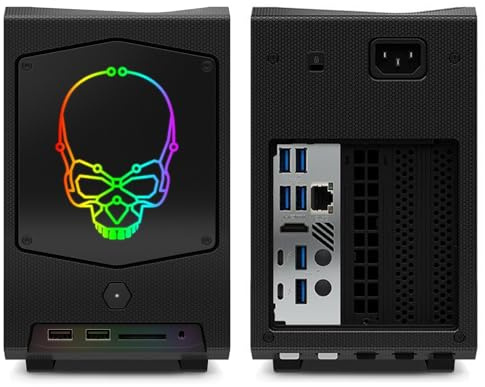 Intel NUC 11 Extreme Kit Beast Canyon (NUC11BTMi7) Mini-PC - Core i7-11700B (8-Core, bis zu 4,8 GHz), Unterstützung für 12 Zoll GPU, Thunderbolt 4, WiFi 6E (48 GB RAM + 2 TB SSD)
