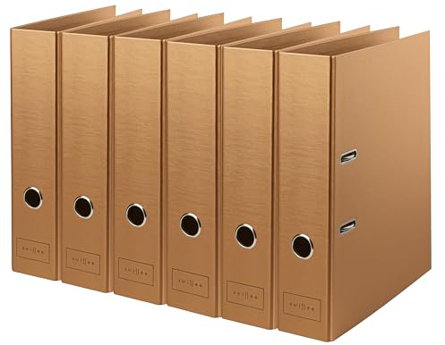 Deco Papier Swissee Ordner A4 | Breit Eco Hebelordner | Kupfer