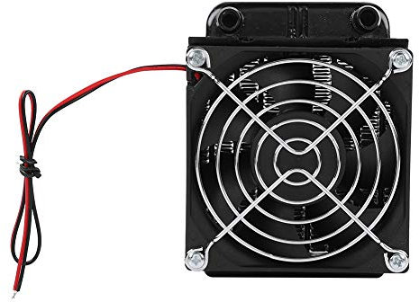 Tonysa Ventilador del radiador de la CPU, 80MM CPU LED Refrigerador de refrigeración por Agua Radiador de la de Calor con Ventilador para computadora PC Refrigerado por Agua
