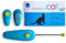CAT SCHOOL Clicker-Trainingsset - 1 Katzentraining Clicker, 1 Zielstab, 1 Schritt-für-Schritt-Anleitung (evtl. Nicht in Deutscher Sprache), Clicker-Tools für Katzentraining, Fauststoßtraining,