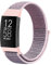 Runostrich Nylon Watch Straps Compatible with Fitbit Charge 4/Charge 3/SE, Soft Adjustable Replacement Wristband Breathable Sport Strap with Band for Women Men