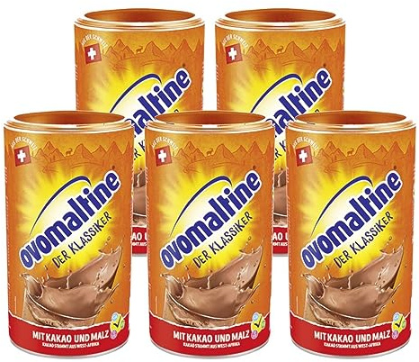 Ovomaltine Getränkepulver Dose, 5er Pack (5 x 500 g)
