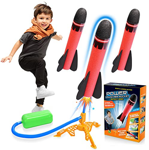 DejaNard Giochi Bambino 3-9 Anni, Razzo Spaziale Giocattolo Giocattoli Bambinino 4 5 6 7 8 9 Anni Giochi Bambina 3-8 Anni Giochi Giardino per Bambini