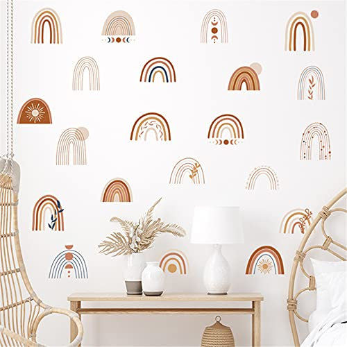 Regenbogen Wandtattoo, Wolke, Regenbogen DIY Kinderzimmer Wandsticker, Groß Wandaufkleber für Mädchen Junge Babyzimmer Kinderzimmer Wanddeko (A)