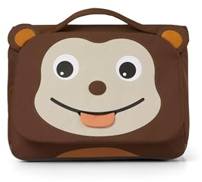 Affenzahn Vorschultasche AFFE Recyceltes Material Braun, Maße: 31.5cm x 23.5cm x 7cm, AFZ-CAR-001-035