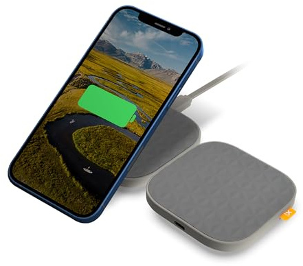 Xtorm Wireless Charger Duo, kabelloses Ladegerät bis 15 W, eingebautes Magnetic-Click-System, inkl. 2X Kabel, kompatibel mit Qi-fähigen Smartphones (Android & Apple iPhones), Schwarz