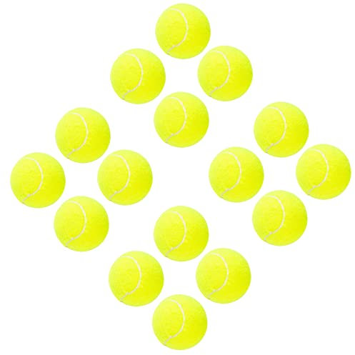 ptlsy Hunde-Tennisbälle, 16 Stück, Mini-Tennisbälle für kleine, mittelgroße Hunde, zum Apportieren (5,1 cm)