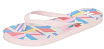 Hurley Women's Flip Flops Cute Casual Summer Thongs Comfort Slip-on Sandal Beach Wear, Light Mauve, 10
