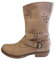 Stivale Estivo NeroGiardini Biker Tacco Basso Vera Pelle Colore Cuoio n. 40