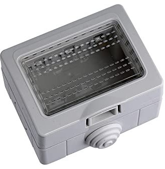 Scatola Porta Frutti Da Esterno, Compatibile Con Bticino Matix (1, Custodia 3P IP55 Con Coperchio)