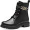 MARCO TOZZI by Guido Maria Kretschmer stivaletti da donna in similpelle con allacciatura e zip color nero (black/gold) 36 EU
