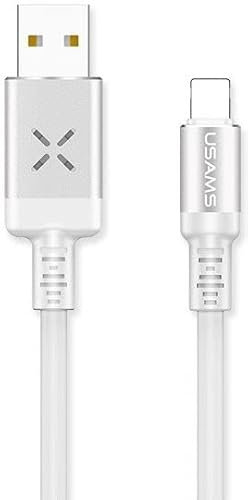 USAMS Smart USB-C LED Kabel 1 Meter Weiß