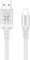 USAMS Smart USB-C LED Kabel 1 Meter Weiß