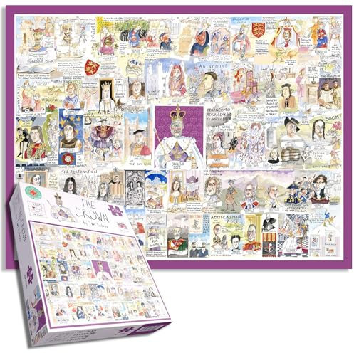Tim Bulmer's 'The Crown: King Charles III Coronation' 1000 Piece Jigsaw Puzzle - Commemorative Coronation Memorabilia - The History of Royals Puzzle