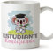 MUGFFINS Tazas para ESTUDIANTE mujer - En Español - Koalificado/koalificada - 11 oz / 330 ml - Regalo original y divertido