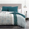 Home Linge Passion Parure copripiumino Ethno, 240 x 260, colore: Blu anatra