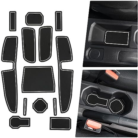 BIBIBO Gummimatten Antirutschmatten kompatibel mit Dacia Sandero 3 / Sandero Stepway III 2021-2024, Gummi-Automatten, Auto Matten Zubehör, Anti-Rutsch-Matte, Aufbewahrungsbox rutschfeste Matten