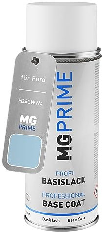 MG PRIME Autolack Spraydose für Ford FD4CWWA / PN4D80 Glaze Blue Metallic Basislack Sprühdose 400ml