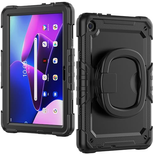 Lobwerk Schutzhülle für Lenovo Tab M10 3. Generation 2022 TB-328F 10.1 Zoll Smart Cover Case Etui Hülle Tasche Outdoor Kindersicher