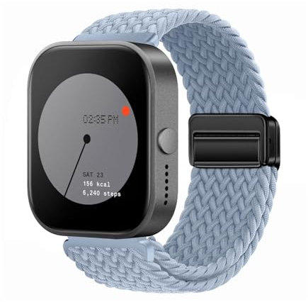 KUWAI Nylonarmband für Nothing Watch Pro Armband Nylon Geflochten Magnetische Armbänder mit CMF by Nothing Watch Pro Armband für Damen Herren Armband mit Nothing Watch Pro Armband (S)