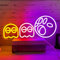 XJNOLGXIQU Ghost Neon Schild Gamer Neon Schild Buntes LED Gaming Neonschild Anime Geist Retro Arcade Neonlicht für Game Room Game Zone Gaming Zubehör Deko Jugendzimmer Deko Wanddekoration