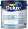AMK® Dulux Light & Space Matt Paint 2.5L Absolute White Walls Ceilings Matte Finish Fast Dry Special Reflective Technology Create Larger Room Brighter Effect