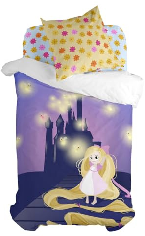 HappyFriday Mr Fox Long Braid Bettwäsche-Set, Mehrfarbig, für 80-cm-Bett, 2-teilig