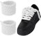 Molain Lacci per scarpe in corda spessa per A F-1, 1 paio di lacci rotondi in cotone grosso ritorto di ricambio per A F-1, bianco, 59 (150cm)
