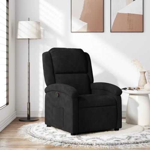 ShGaxin Relaxsessel Schwarz Samt, Relaxsessel, Fernsehsessel, Kinosessel, Gaming Couch - 371803
