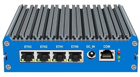 UDPTCP N100 lüfterloser Mini-PC mit DDR5 M.2 Nvme 4 i226 2.5G LAN, 2 USB2.0, 2 USB3.0, HDMI, DP, SIM-Kartensteckplatz, Mini-Computer unterstützt Dualband-WLAN für