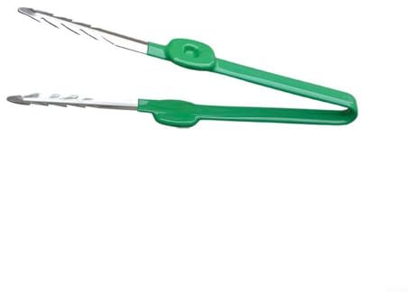 LVYXON Pinzette per la cura delle piante grasse Clip portatile in acciaio inossidabile Strumento di giardinaggio multifunzionale per la manipolazione delle piante Lavoro accurato Uso educativo