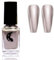 Metal Nail Polish - Mirror Nail Varnish - Champagne Color Reflective Shine Chrome Nail Polish - Long Lasting High Pigmented No Need UV Silky Smooth Nail Art Gifts for Women