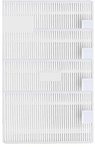 DEMULAX Pièces de Rechange de Rechange, for Thomson, THVC204BC Filtre HEPA Brosse latérale Robot aspirateur Accessoires Kit de consommables Kit d'accessoires pour aspirateur Robot(4PCS HEPA Filter)