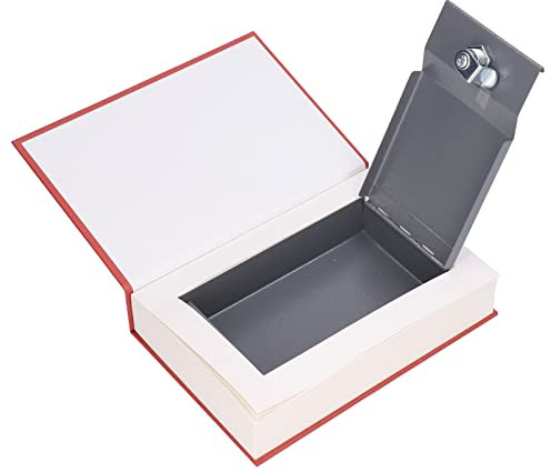 Fafeicy Metal Lifelike Diversion Book Safe Money Coin Box, Tragbares Buch Sicher für Wertsachen, Verschleierung Buch Sicher für Schmuck Bargeld Kreditkarten (Traum von der roten Kammer)
