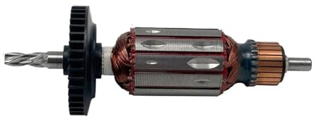 Vqxmhrpw AC220V-240V Anker Rotor Anker Ersatz, Kompatibel for Bosch, Schlagbohrmaschine GSB16 GSB16RE GSB550RE GSB 16 GSB 16 RE GSB 550 RE(Armature 153mm)