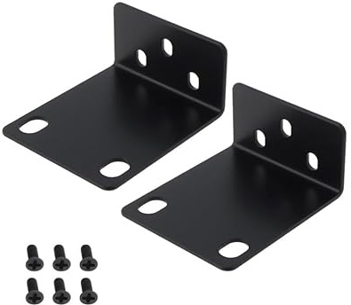 1 Pair Rack Brackets, Ears, Adjustable Rack Mounts Compatible with Hikvision 190157623 76 Series Switches Compatible with HiWatch DVR NVR