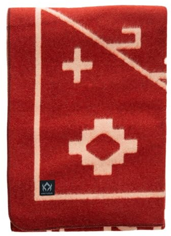 Arcturus Rainier Wolldecke, 2 kg, warm, schwer, waschbar, groß, ideal für Camping, Outdoor, Survival- und Notfall-Kits (Monument Valley)