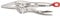 Milwaukee 48 22 3504 4-Inch Long Nose Locking Pliers - Silver