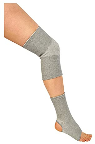 Antar AT53016 L Sprunggelenkbandage aus Viskose aus Bambus, grau, 40 g