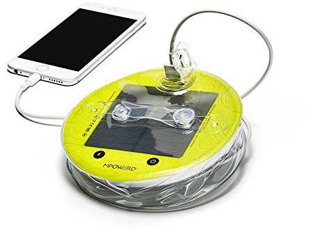 MPOWERD Luci Pro Outdoor 2.0: Lanterna gonfiabile solare + caricatore del telefono con 150 lumen, dura fino a 50 ore, lanterna All-in-One con porta USB integrata, impermeabile, compatta, leggera